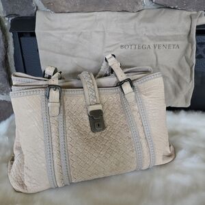 BOTTEGA VENETA Nappa Intrecciato Punto Mocassino Roma Tote